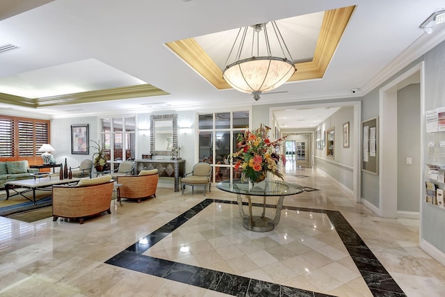 3215 NW 12th St, Delray Beach, FL 33445 - lobby featuring crown molding