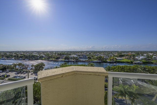 property view of water