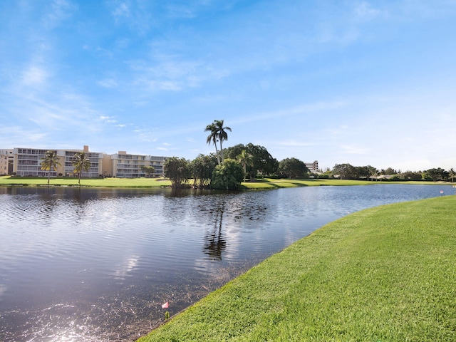 property view of water