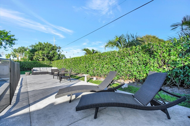 view of patio / terrace with outdoor lounge area