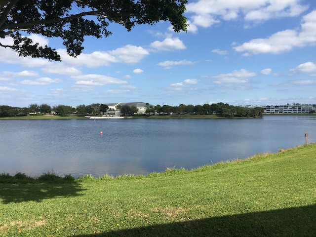 view of water feature