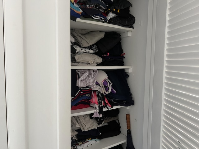 view of closet