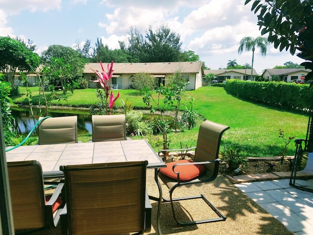 14640 Candy Way, Delray Beach, FL 33484 - view of patio featuring outdoor dining area