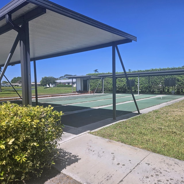 14640 Candy Way, Delray Beach, FL 33484 - view of property's community with shuffleboard and a lawn