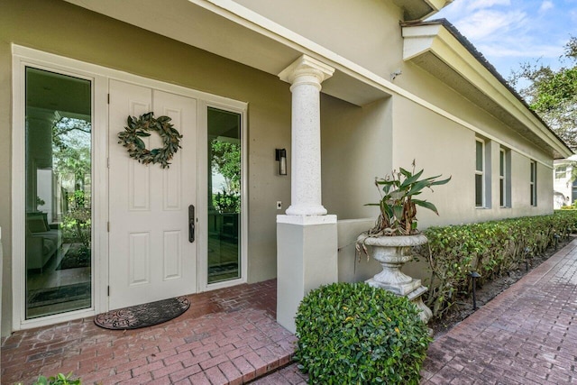 view of entrance to property