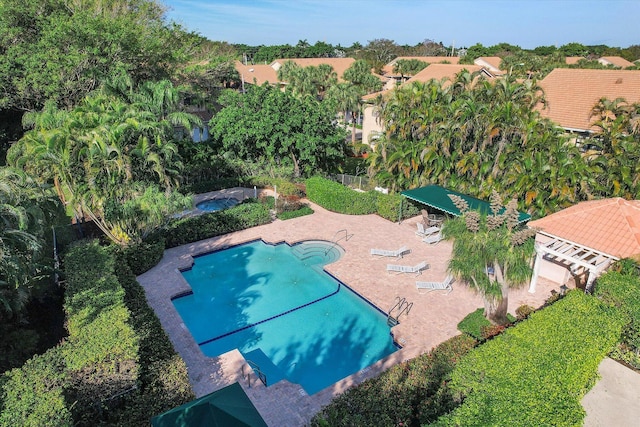 view of pool