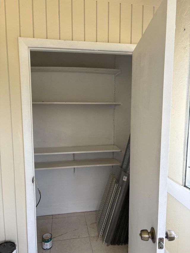 view of closet