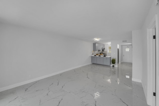 view of unfurnished living room