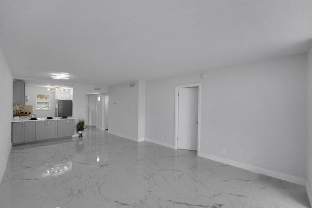 view of unfurnished living room