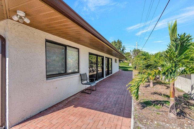 view of patio / terrace with fence