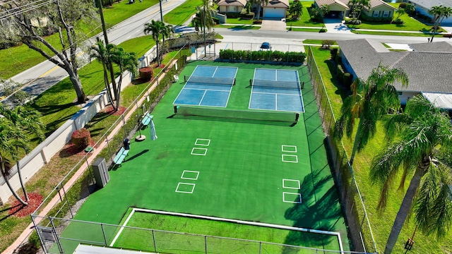 bird's eye view featuring a residential view