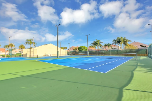 view of sport court