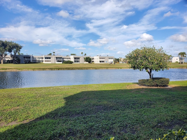 view of water feature