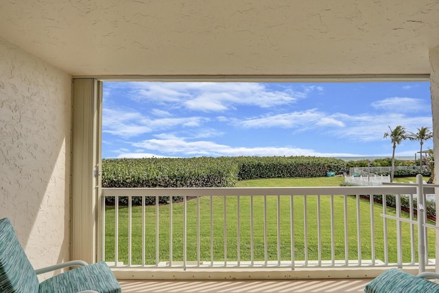 10600 S Ocean Dr Unit 109, Jensen Beach, FL 34957 - balcony featuring agricultural plots and a view of rural / pastoral area