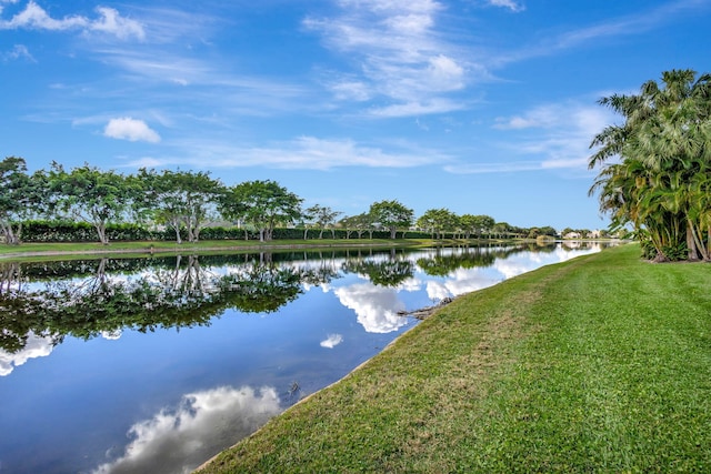 property view of water