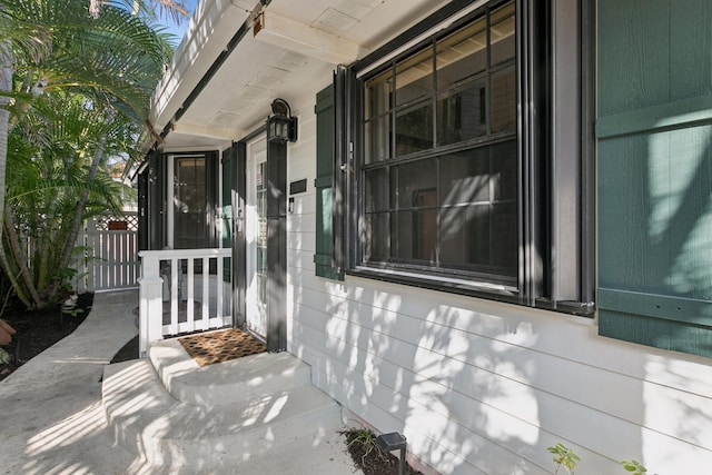 view of entrance to property