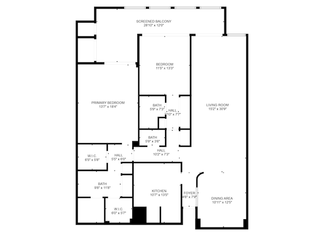 2802 N 46th Ave Unit B513, Hollywood, FL 33021 - view of layout