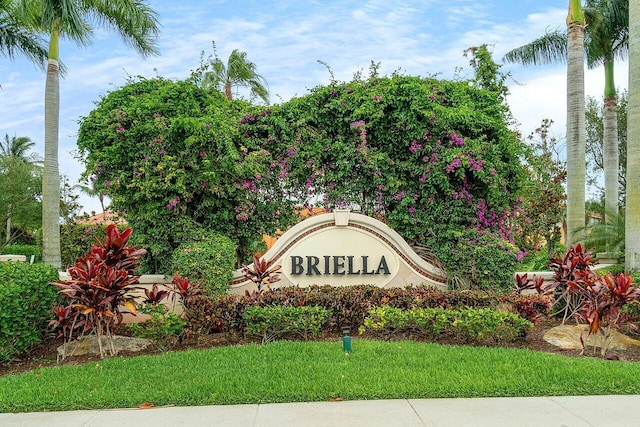 7352 Briella Dr, Boynton Beach, FL 33437 - view of community sign