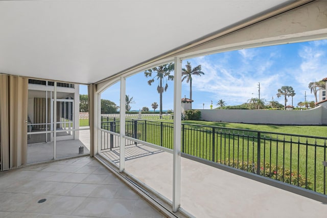 2871 N Ocean Blvd Unit C103, Boca Raton, FL 33431 - view of unfurnished sunroom