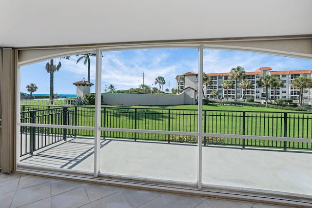 2871 N Ocean Blvd Unit C103, Boca Raton, FL 33431 - view of unfurnished sunroom