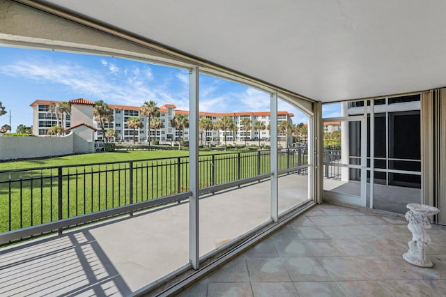 2871 N Ocean Blvd Unit C103, Boca Raton, FL 33431 - view of unfurnished sunroom