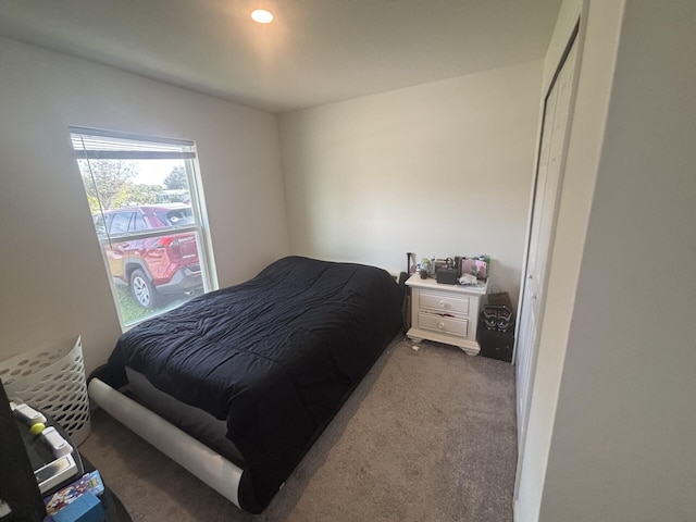 bedroom featuring carpet floors