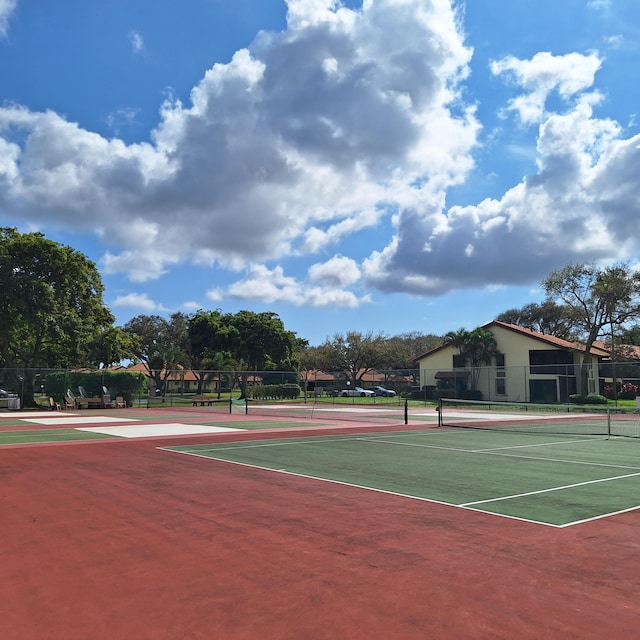 view of sport court