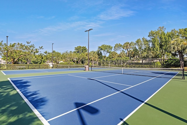 view of sport court