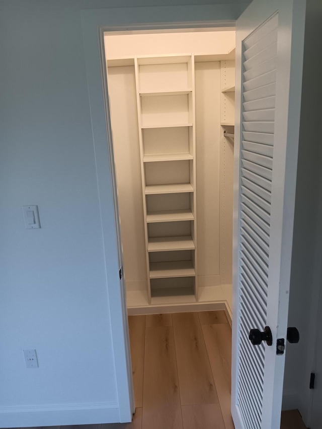 view of closet