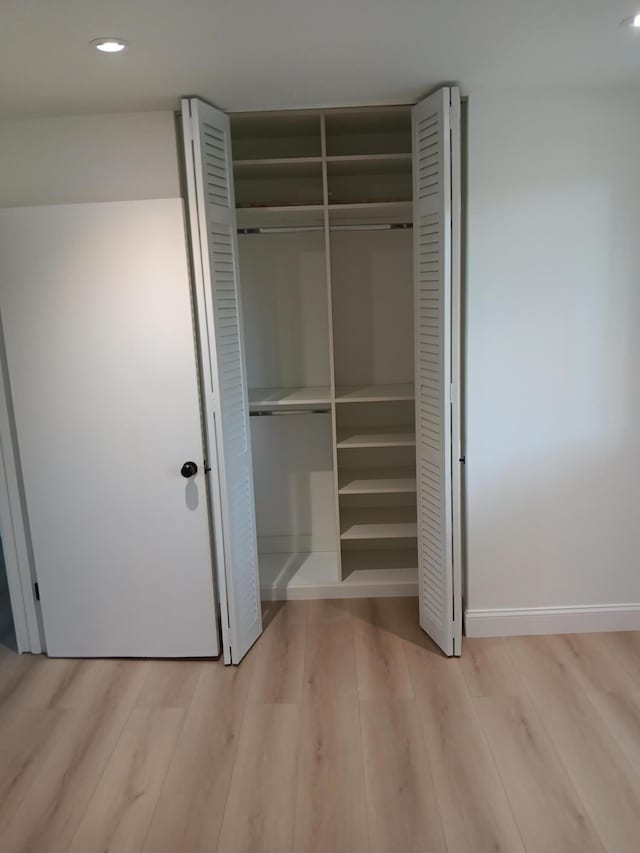 view of closet