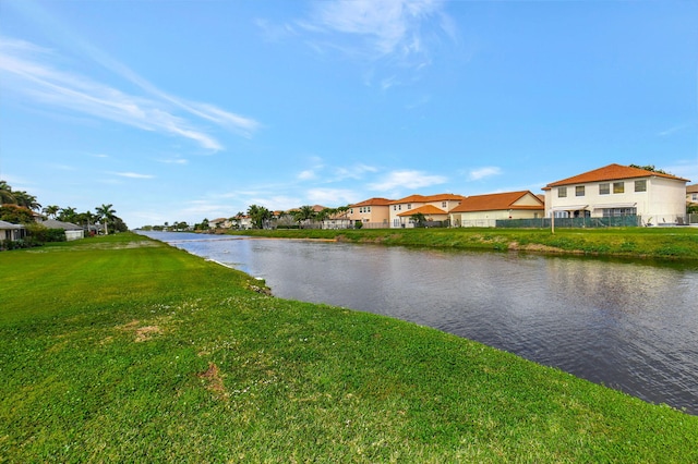 property view of water