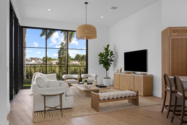2578 Players Ct, Wellington, FL 33414 - living room with light hardwood / wood-style floors