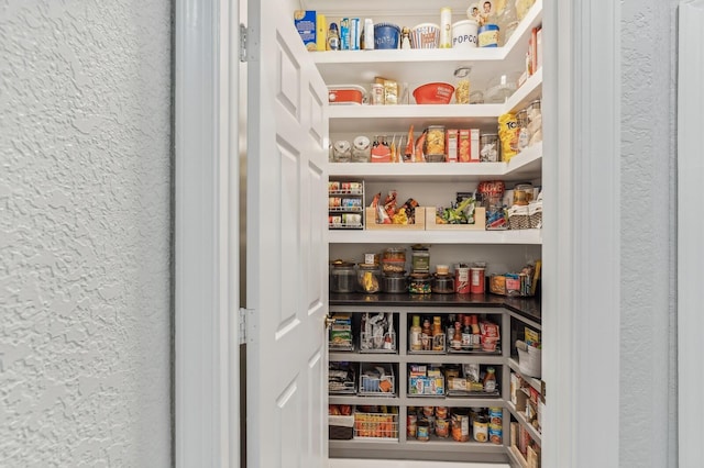 view of pantry