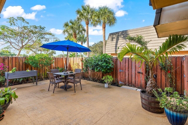 view of patio