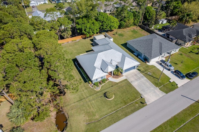 birds eye view of property featuring a residential view