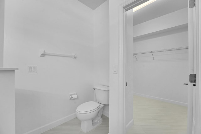 bathroom featuring toilet