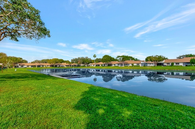 view of water feature