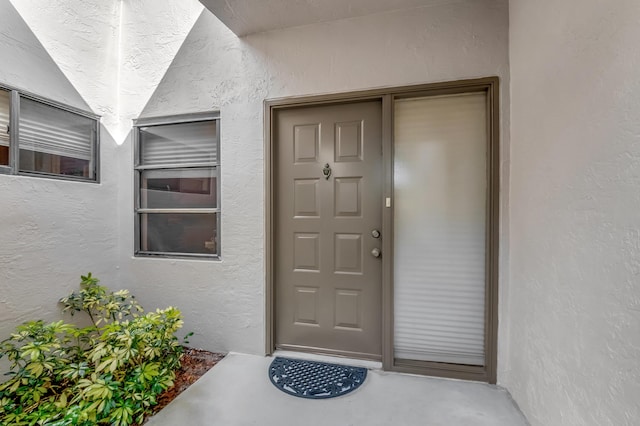 view of entrance to property