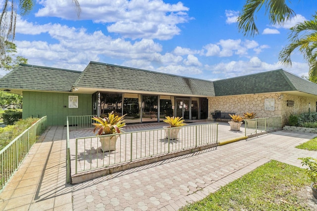 back of house featuring a patio