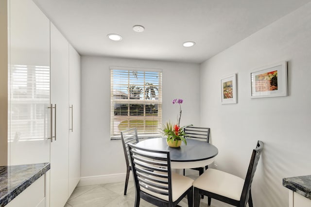 view of dining room