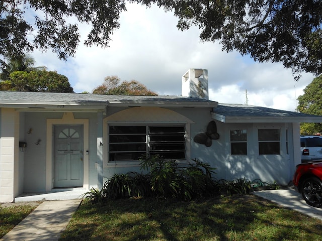 view of ranch-style home