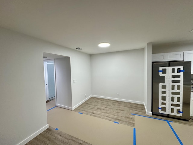 interior space featuring light hardwood / wood-style flooring