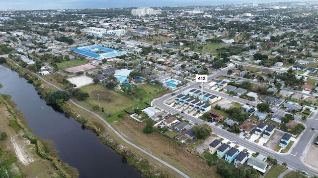 412 NW 13th Ave, Boynton Beach, FL 33435 - bird's eye view featuring a water view