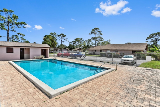 view of pool