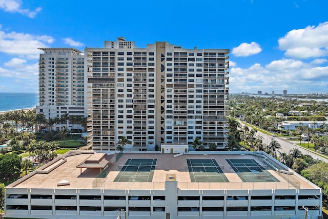 view of property featuring a water view