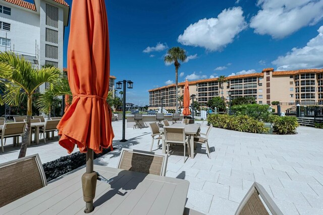 2871 N Ocean Blvd Unit F427, Boca Raton, FL 33431 - view of patio / terrace featuring grilling area and an outdoor kitchen