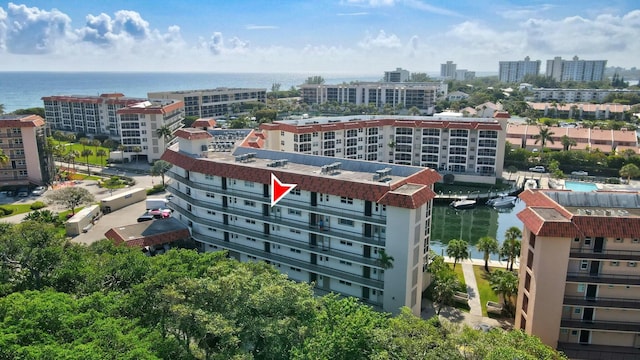 2871 N Ocean Blvd Unit F427, Boca Raton, FL 33431 - view of urban area with a nearby body of water