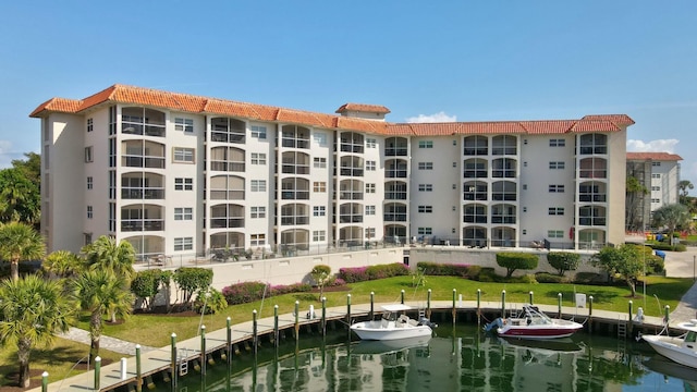 2871 N Ocean Blvd Unit F427, Boca Raton, FL 33431 - view of apartment building / complex featuring a water view
