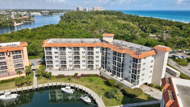 2871 N Ocean Blvd Unit F427, Boca Raton, FL 33431 - aerial view of apartment complex / building and a large body of water