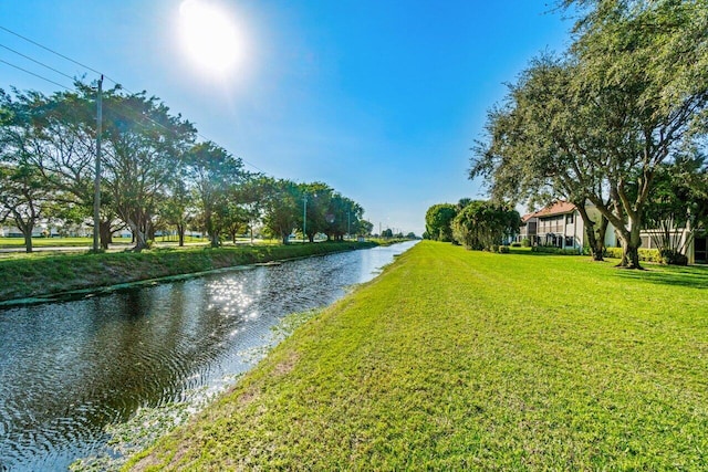 property view of water